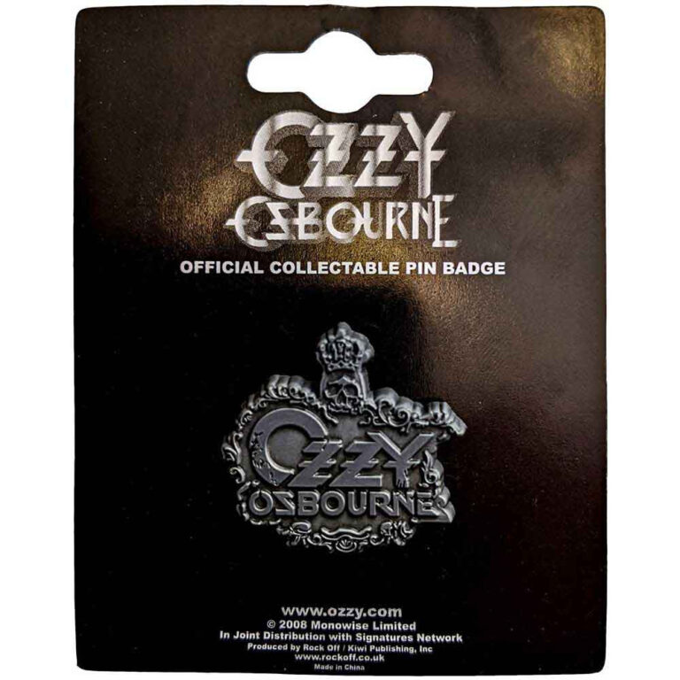 Ozzy Osbourne Crest Pin Badge