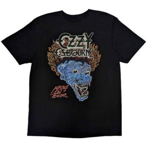 Ozzy Osbourne Bark At The Moon Tour '84 Black Back Print T-Shirt