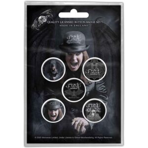 Ozzy Osbourne Ordinary Man Badge Pack