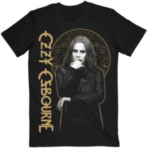 Ozzy Osbourne Patient No. 9 Gold Graphic Black T-Shirt