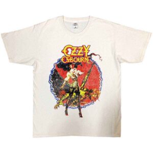 Ozzy Osbourne The Ultimate Sin Tour '86 Natural Back Print T-Shirt