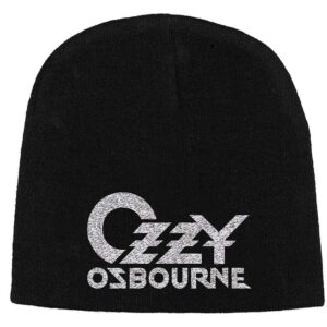 Ozzy Osbourne Unisex Logo 1 Black Beanie Hat