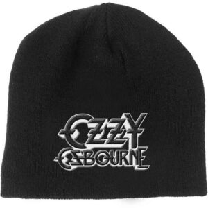 Ozzy Osbourne Unisex Logo 2 Black Beanie Hat