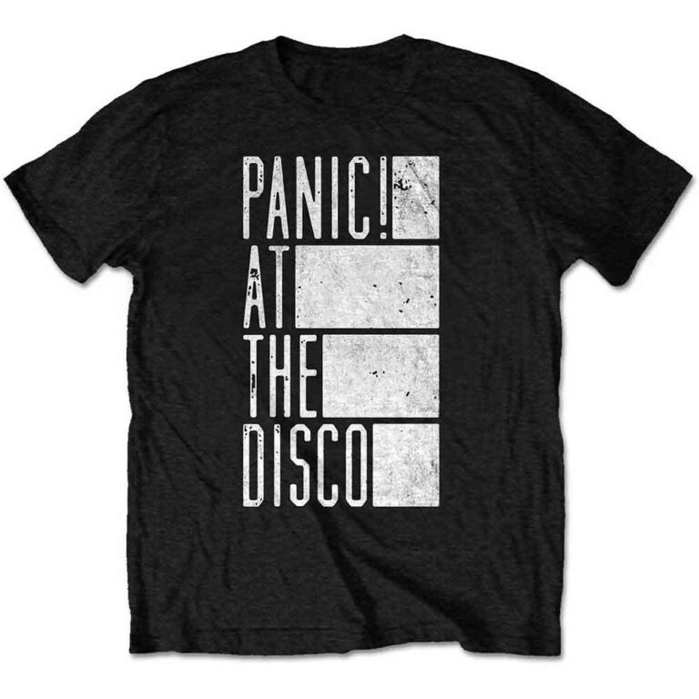 Panic! At The Disco Bars Black T-Shirt