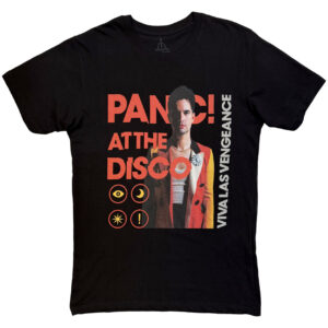 Panic! At The Disco Viva Photo Black T-Shirt
