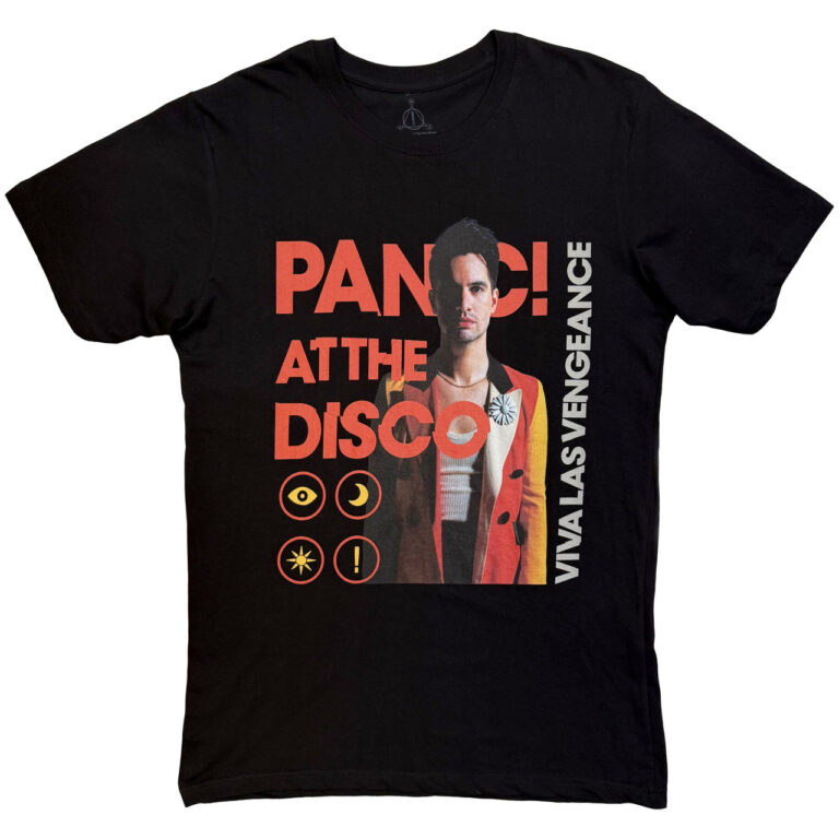 Panic! At The Disco Viva Photo Black T-Shirt