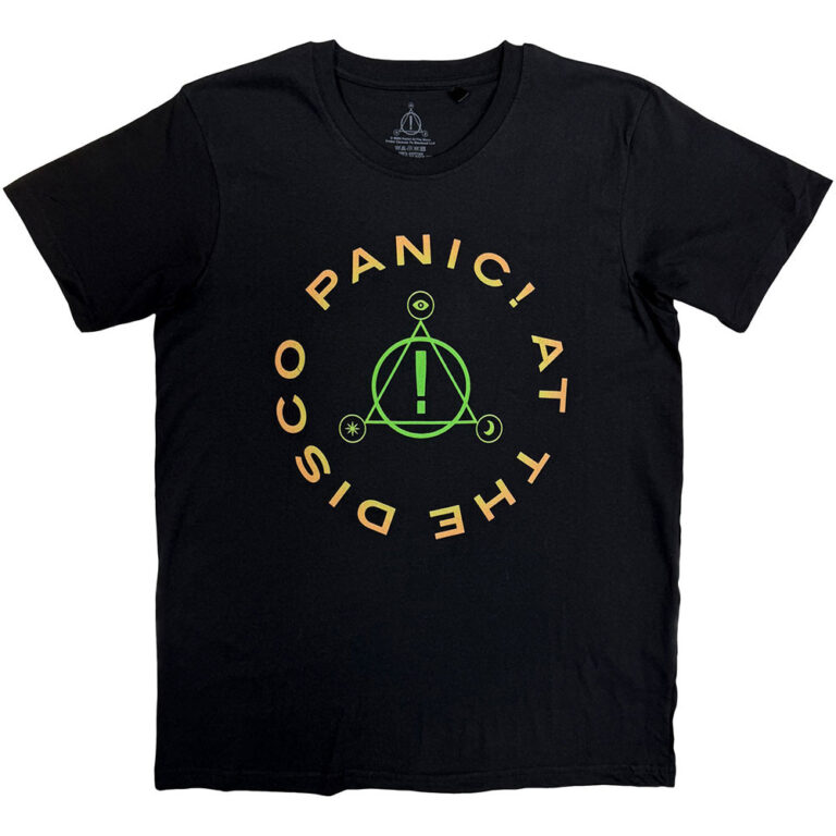 Panic! At The Disco Triangle Circle Black T-Shirt