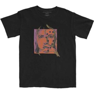 Hayley Williams Petals Sketch Black Back Print T-Shirt