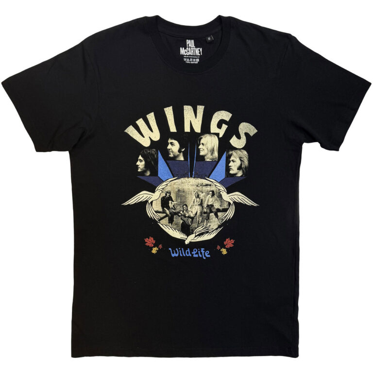 Paul McCartney Unisex T-Shirt : Wildlife Black T-Shirt