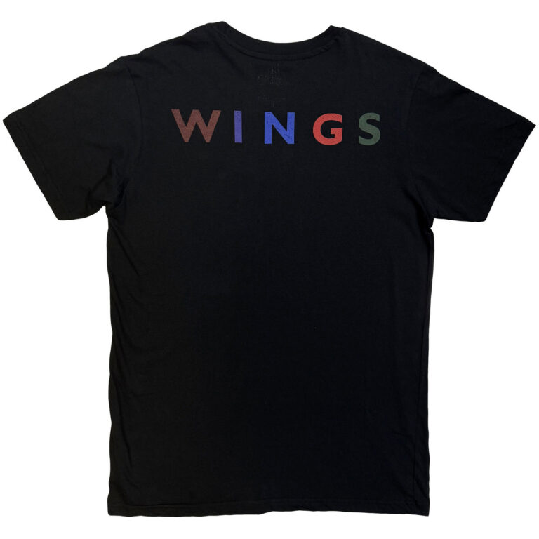Paul McCartney Unisex T-Shirt : London Town Black Back Print T-Shirt