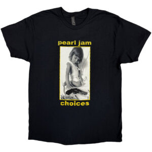 Pearl Jam Choices Black Back Print T-Shirt