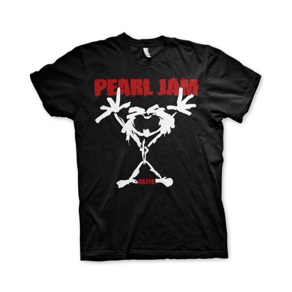 Pearl Jam - Stickman T-Shirt (Front / Back Print)