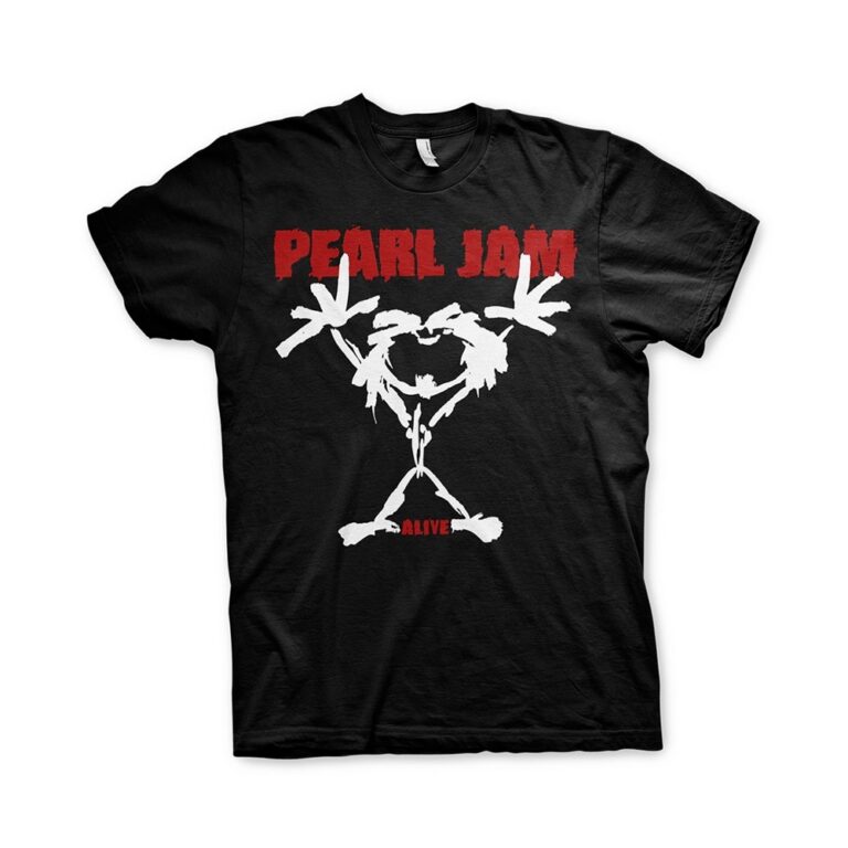 Pearl Jam – Stickman Front / Back Print T-Shirt