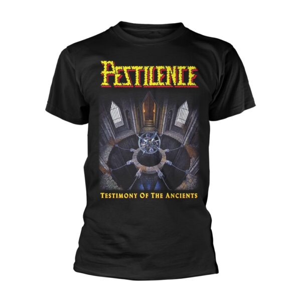 Pestilence - Testimony Of The Ancients T-Shirt (Front / Back Print)