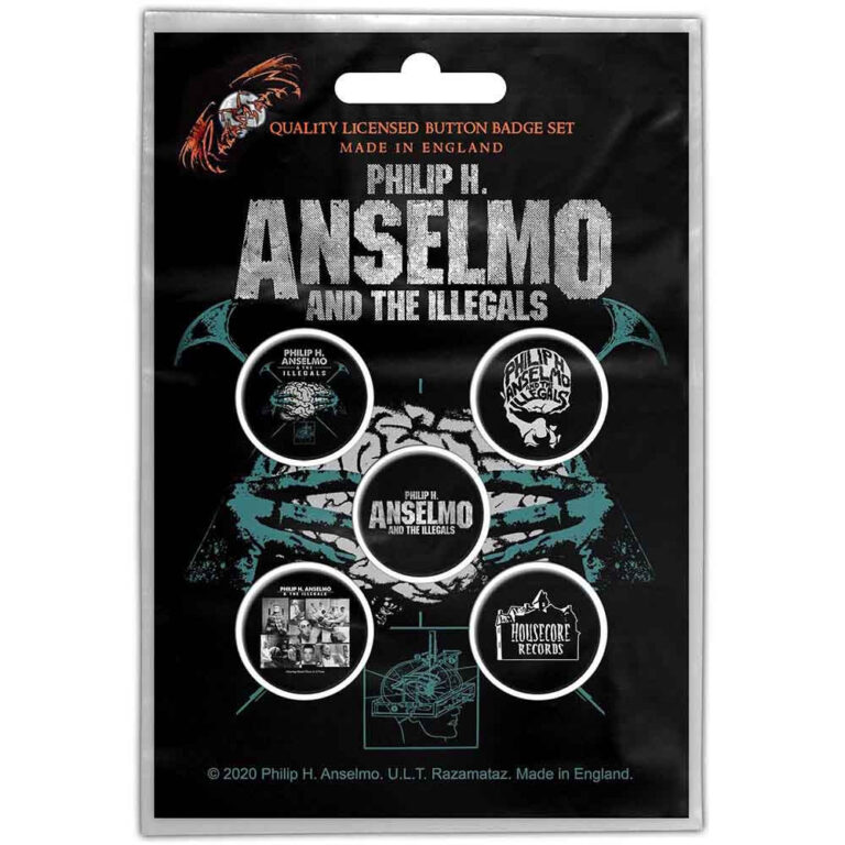 Philip H. Anselmo & The Illegals Brain Badge Pack