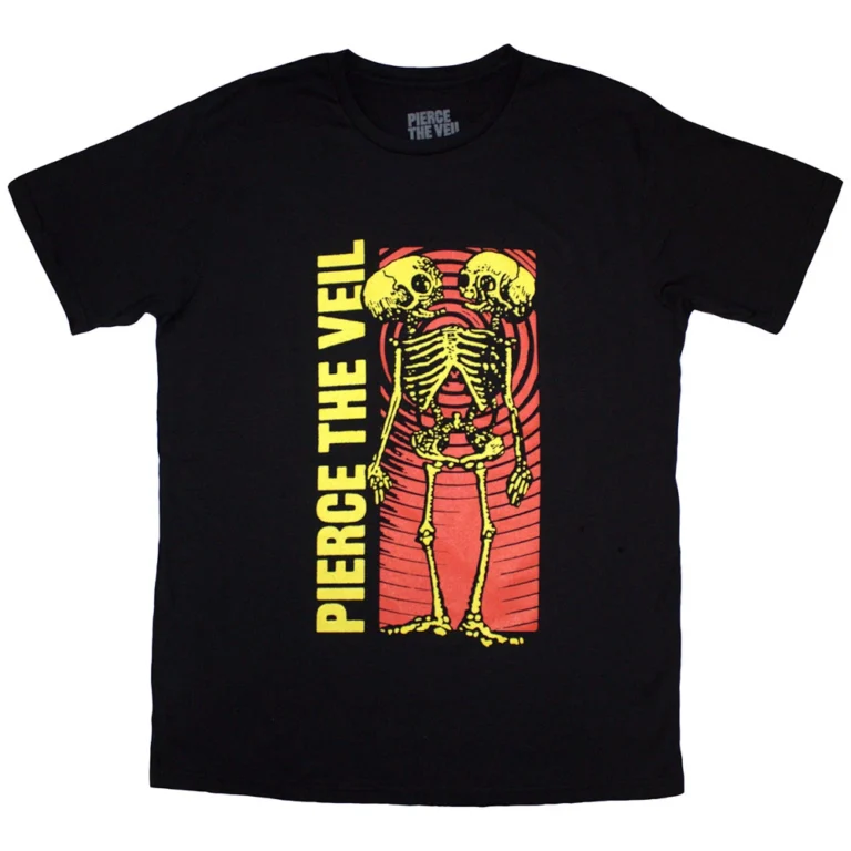 Pierce The Veil Wavy Skeleton T-Shirt