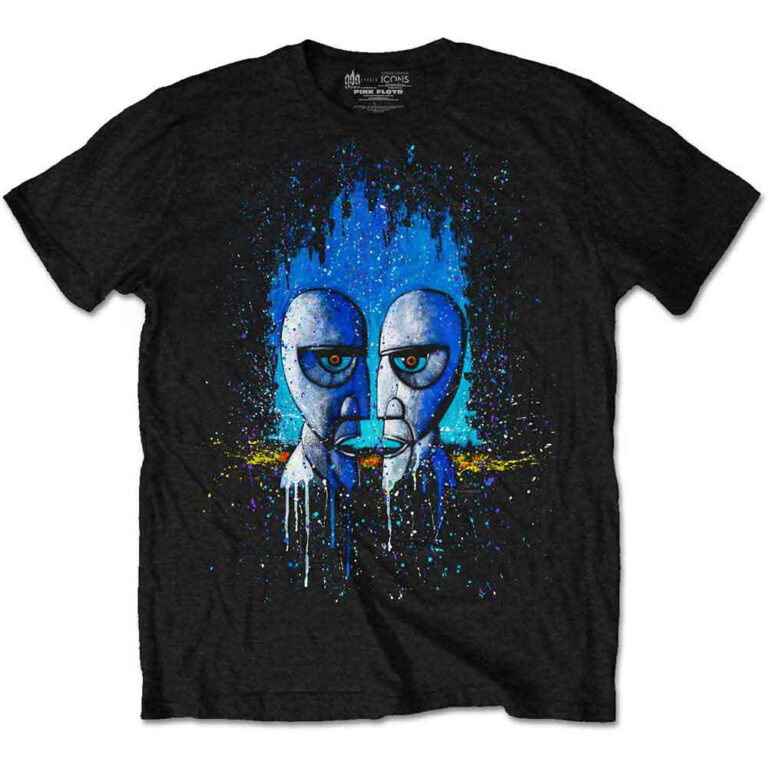 Pink Floyd Division Bell Drip Black T-Shirt