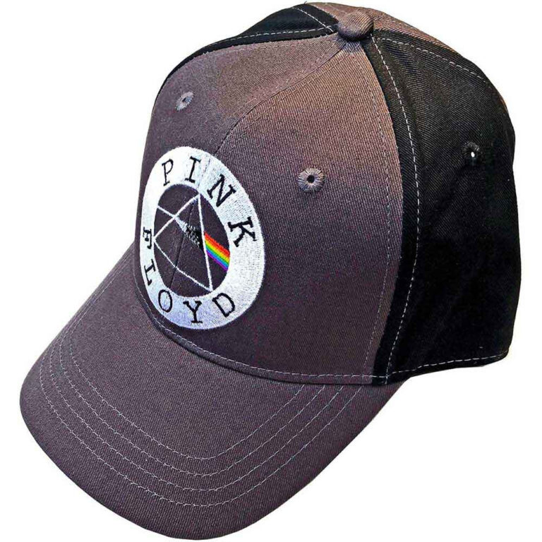 Pink Floyd Circle Logo Charcoal Grey & Black 2-Tone Baseball Cap