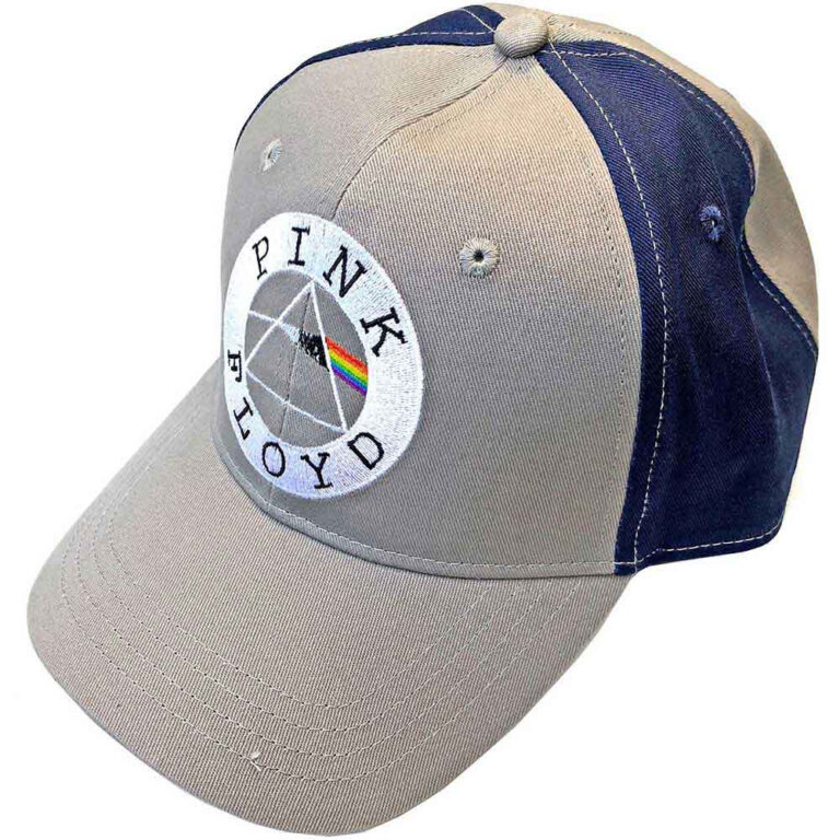 Pink Floyd Circle Logo Grey & Navy Blue 2-Tone Baseball Cap