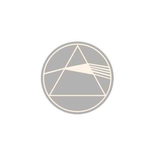Pink Floyd Logo & Prism Applique Navy Blue Embellished T-Shirt