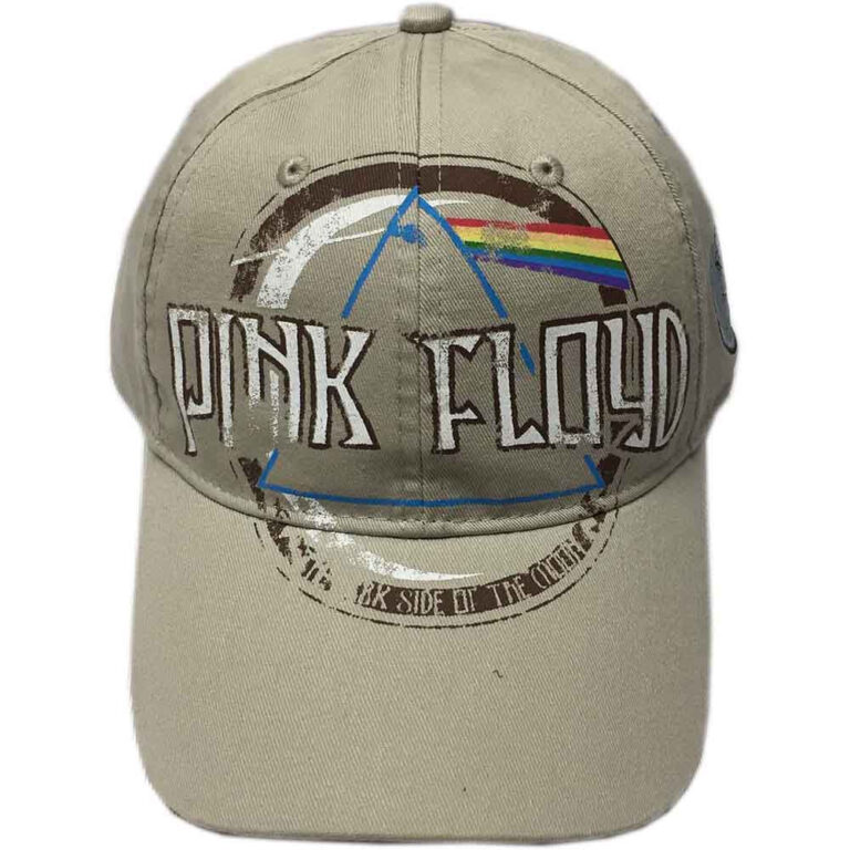 Pink Floyd Dark Side of the Moon Album Distressed Sand Baseball Cap