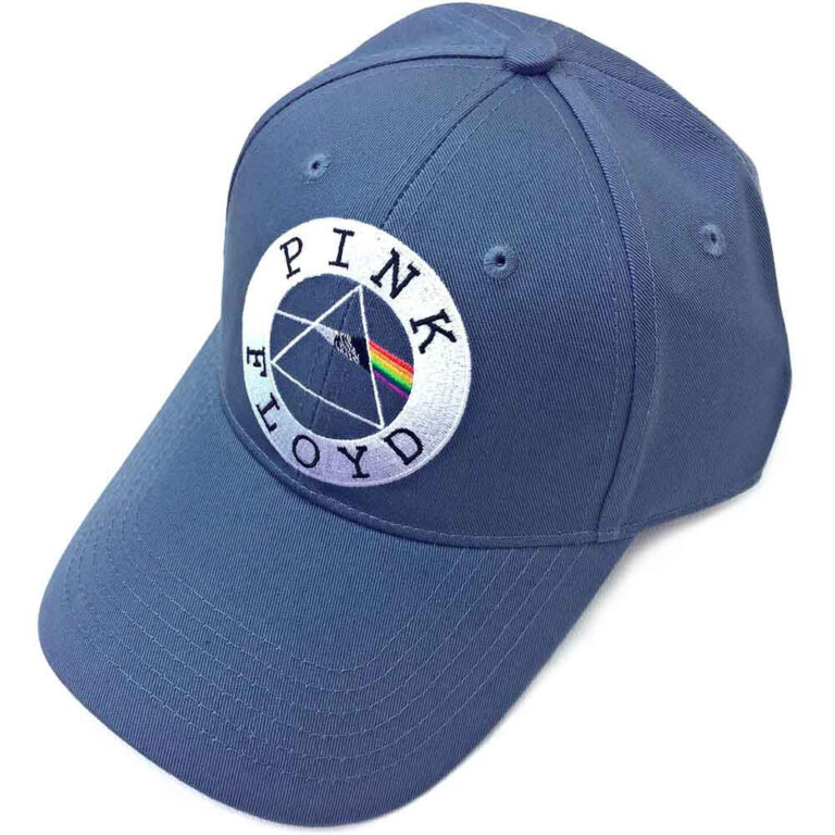 Pink Floyd Circle Logo Denim Blue Baseball Cap