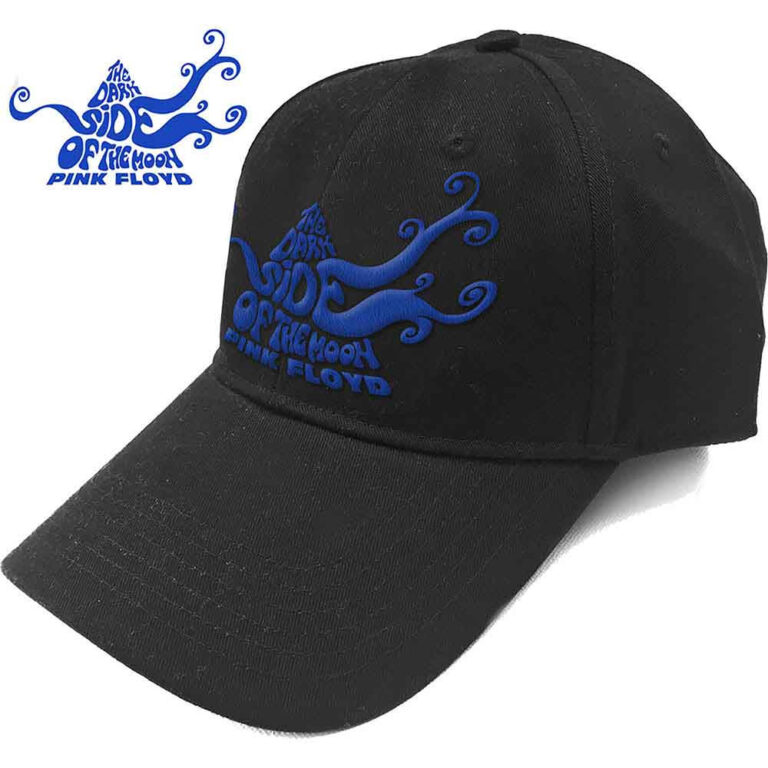 Pink Floyd Dark Side of the Moon Swirl Black Baseball Cap