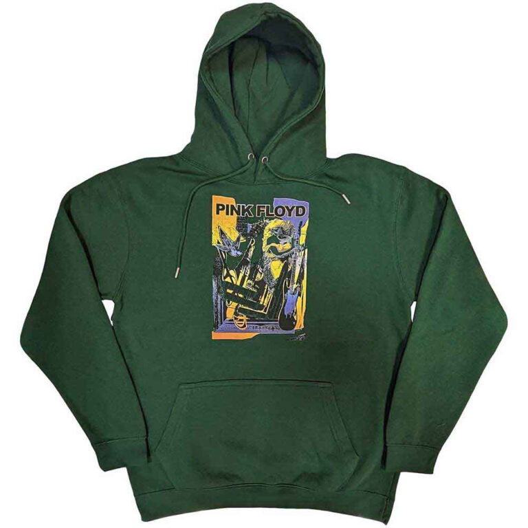 Pink Floyd Knebworth Live Green Pullover Hoodie