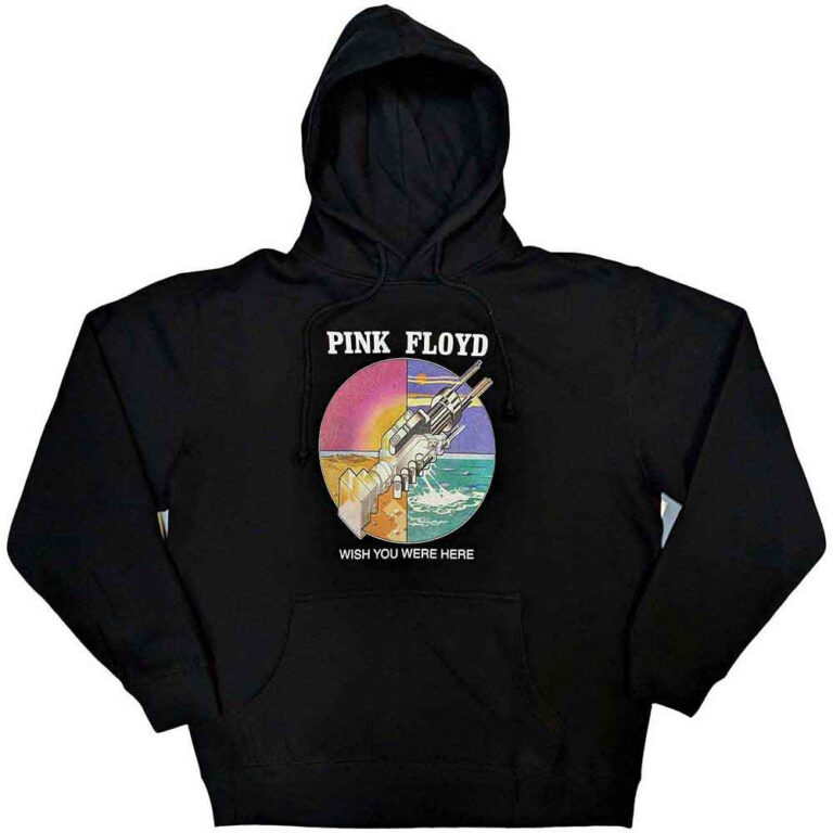 Pink Floyd WYWH Circle Icons Black Pullover Hoodie