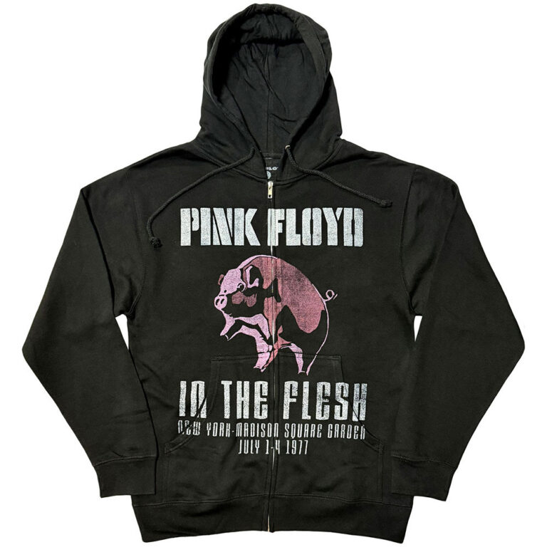 Pink Floyd In The Flesh Black Zip Hoodie