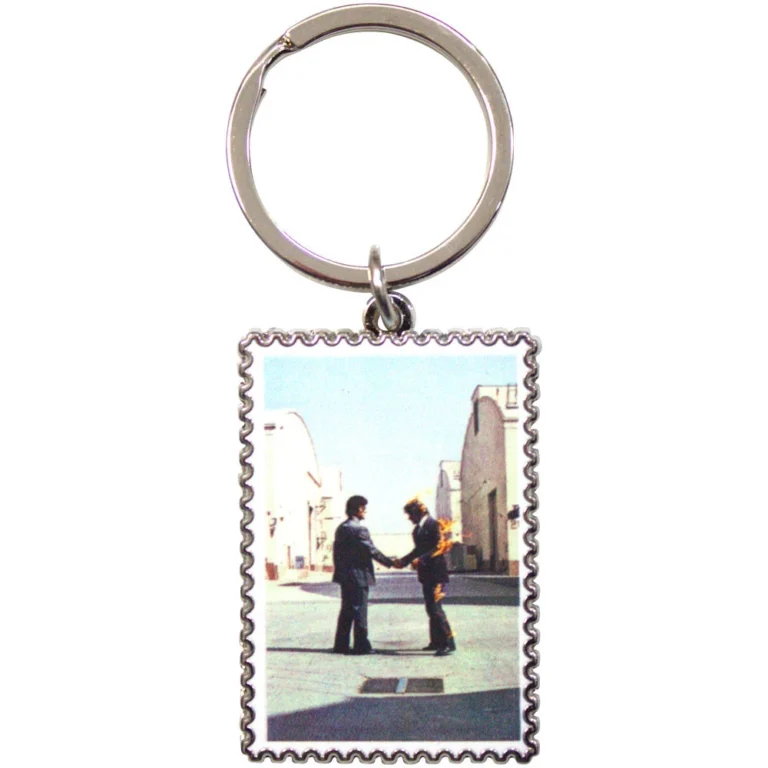 Pink Floyd Wish You Were Here Stamp Keychain