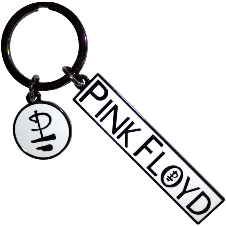 Pink Floyd Division Bell Logo & Charm Keychain