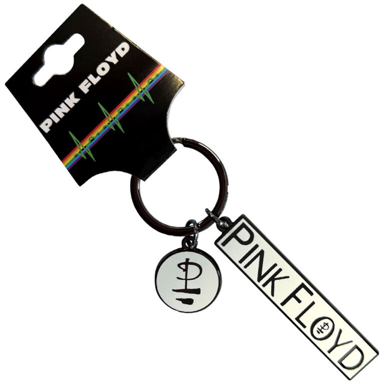 Pink Floyd Division Bell Logo & Charm Keychain