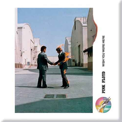Pink Floyd Wish You Were Here Shake Hands Fridge Magnet
