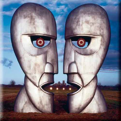 Pink Floyd The Division Bell Metal Heads Fridge Magnet