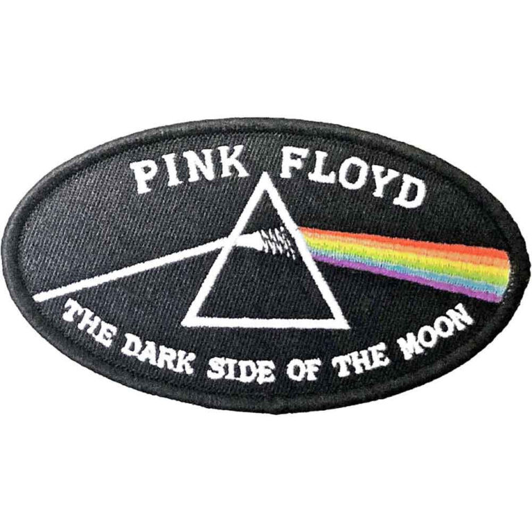 Pink Floyd Dark Side of the Moon Oval Black Border Patch