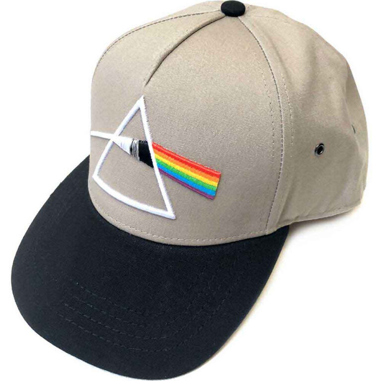 Pink Floyd Dark Side of the Moon Prism Black & Sand Snapback Cap