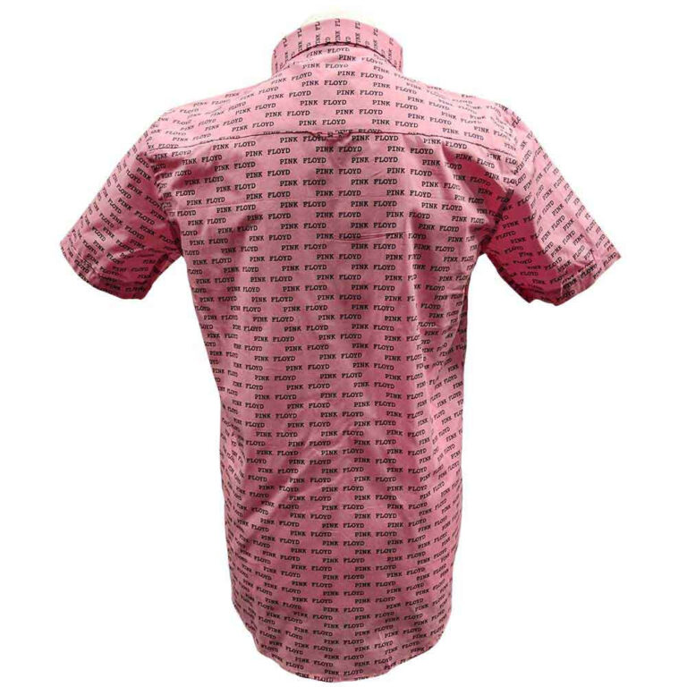 Pink Floyd Courier Pattern Pink All Over Print LOS T-Shirt
