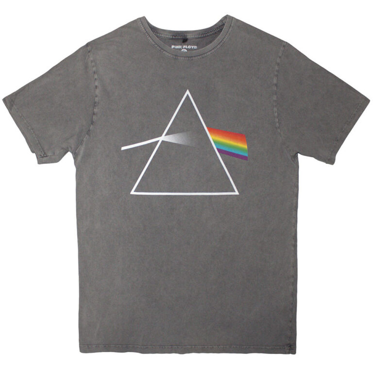 Pink Floyd Dark Side of the Moon Album Grey T-Shirt