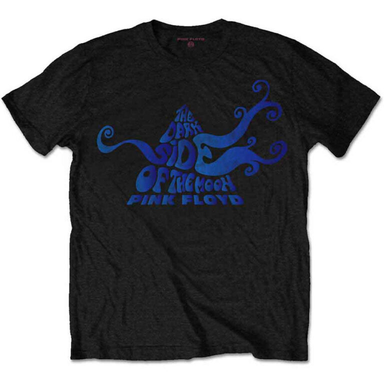 Pink Floyd Dark Side of the Moon Swirl Black T-Shirt
