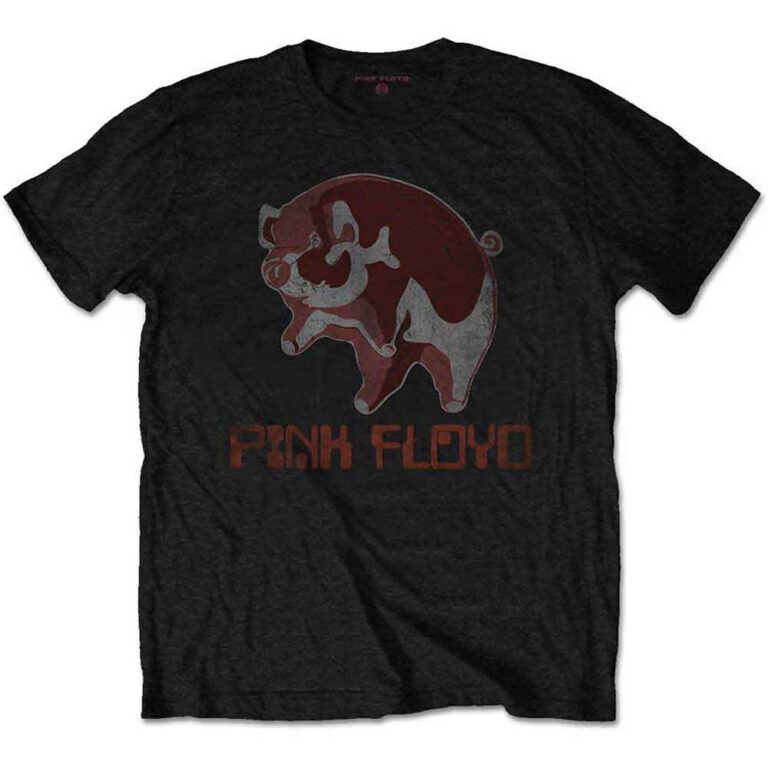 Pink Floyd Ethnic Pig Black T-Shirt