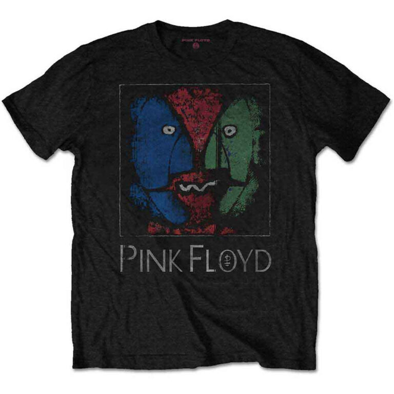 Pink Floyd Chalk Heads Black T-Shirt