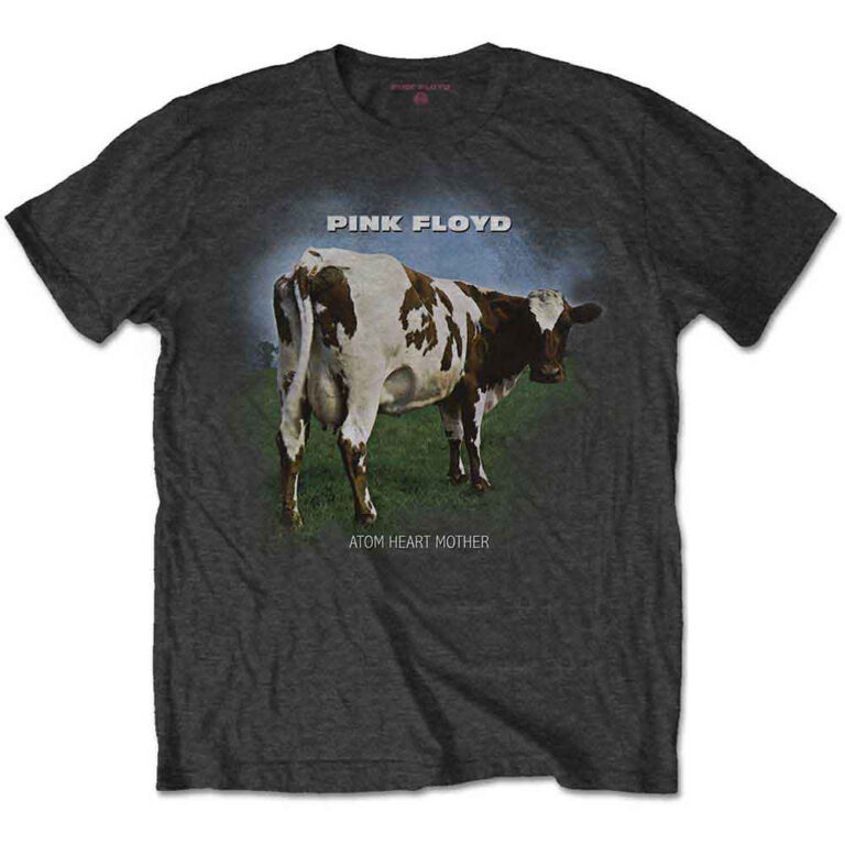 Pink Floyd Atom Heart Mother Fade Charcoal Grey T-Shirt