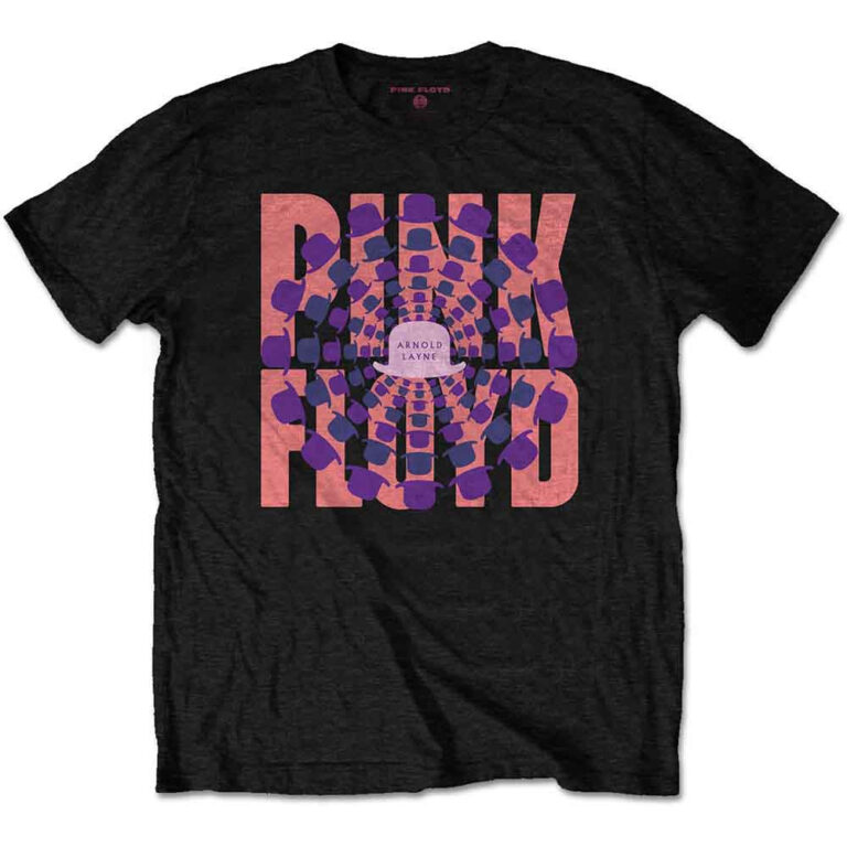 Pink Floyd Arnold Layne Black Back Print T-Shirt
