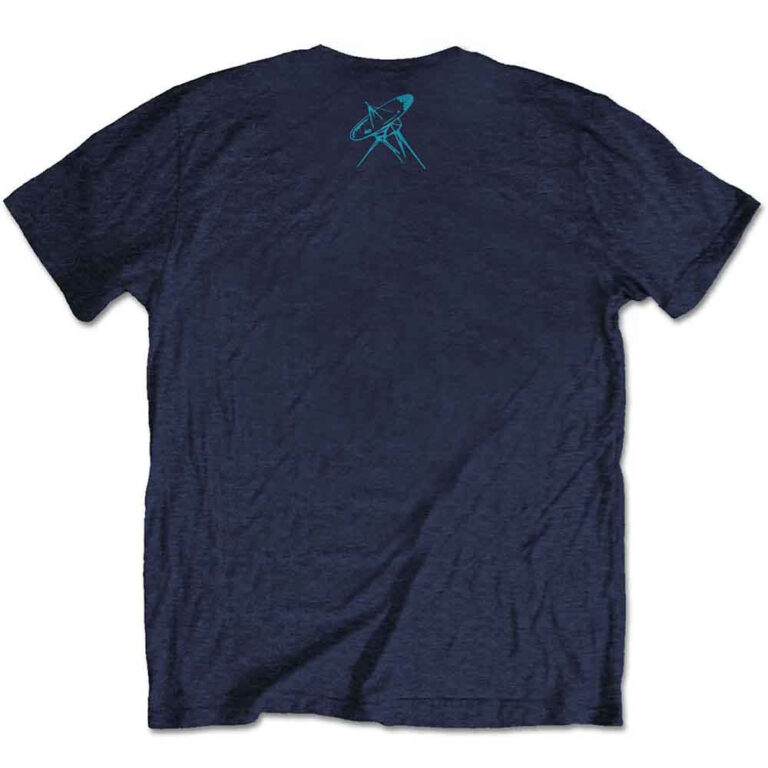 Pink Floyd First In Space Vignette Navy Blue Back Print T-Shirt