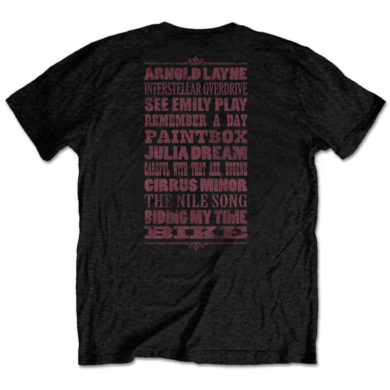 Pink Floyd Relics Black Back Print T-Shirt