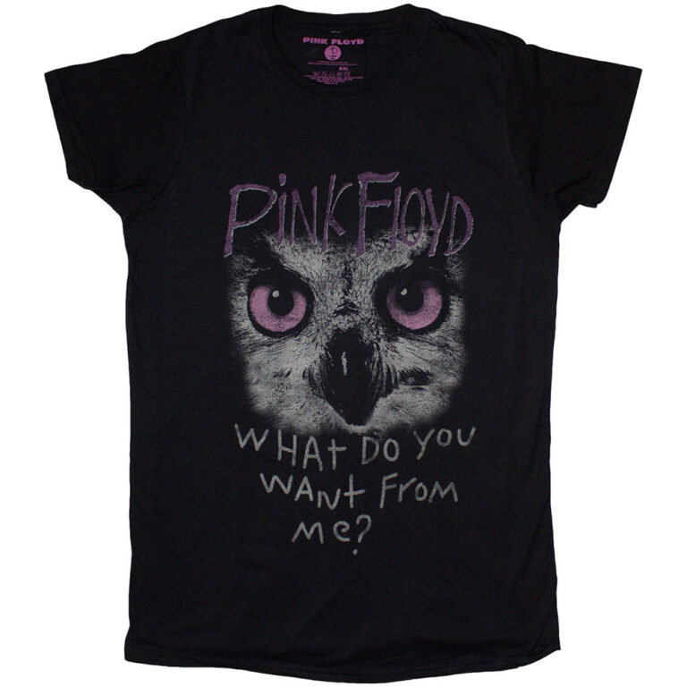 Pink Floyd Owl – WDYWFM? Black Ladies T-Shirt