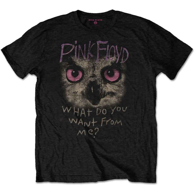 Pink Floyd Owl – WDYWFM? Black T-Shirt