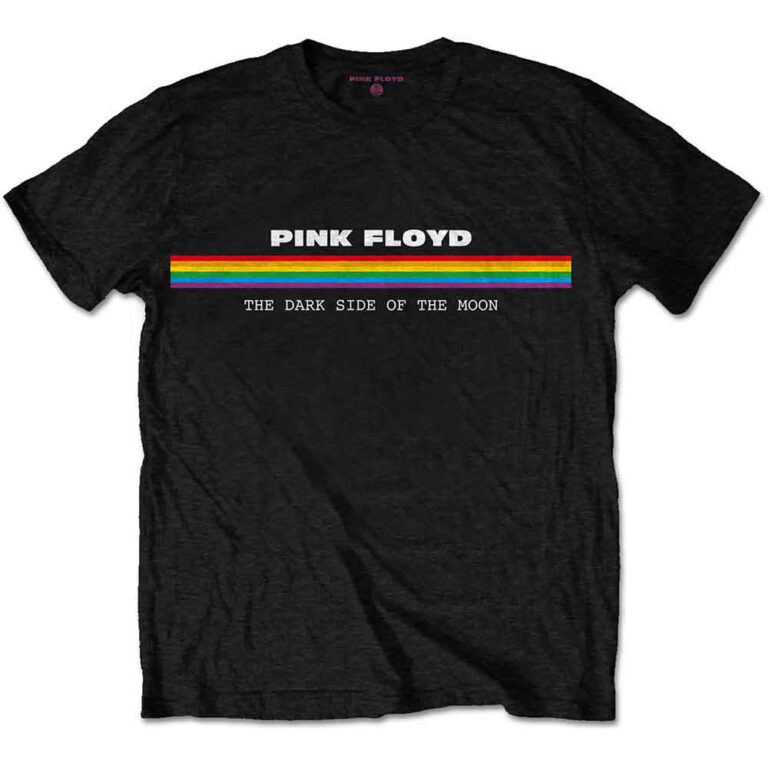 Pink Floyd Spectrum Stripe Black T-Shirt