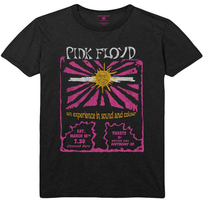 Pink Floyd Sound & Colour Black T-Shirt